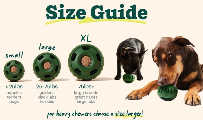 Pupsicle Size Guide